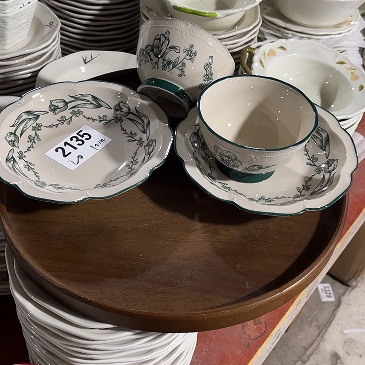 瓷微瑕外贸餐具2135