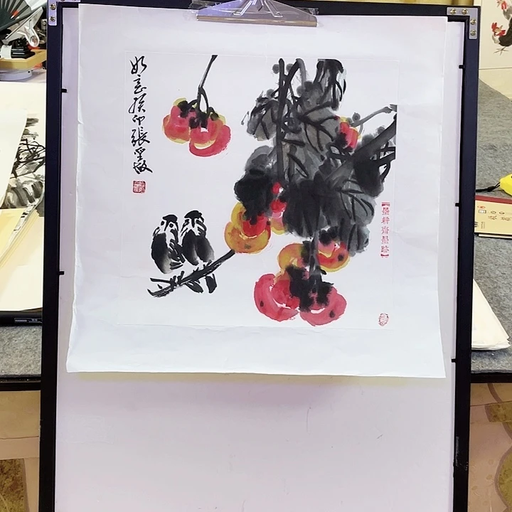 国画张圣敏先生纯手绘作品