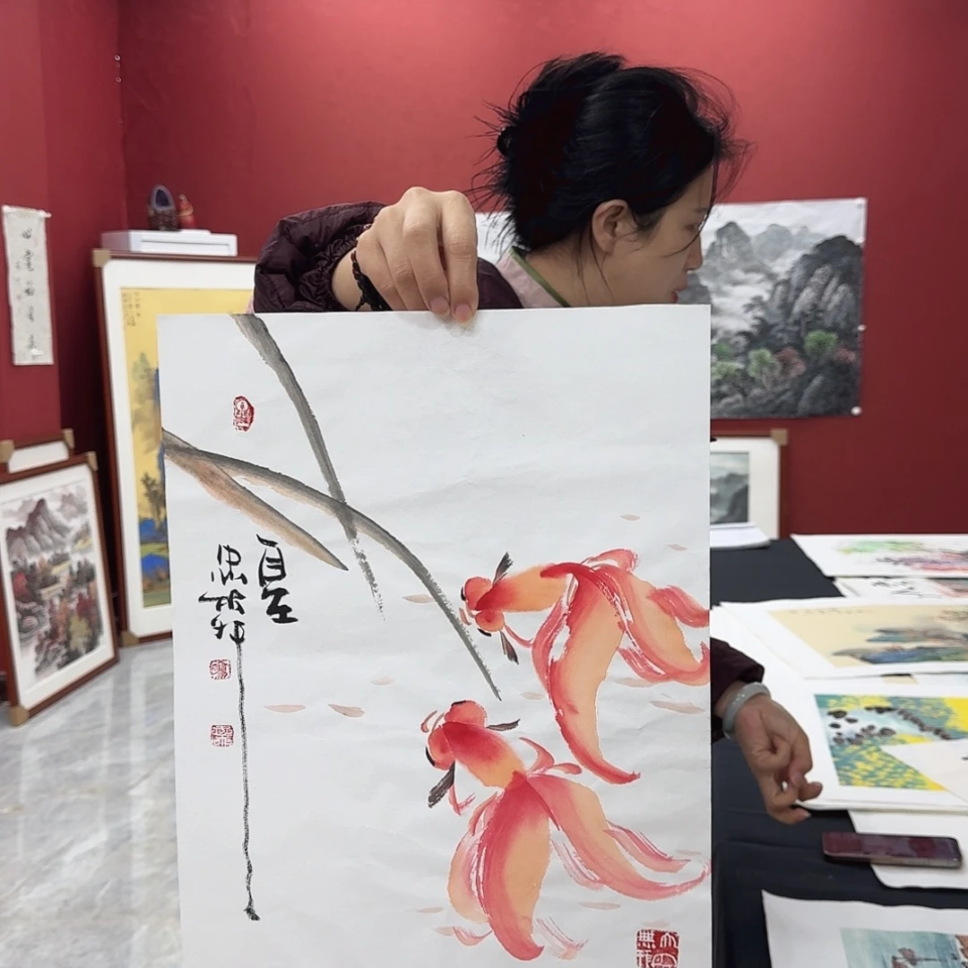国画国画作品纯手绘小品