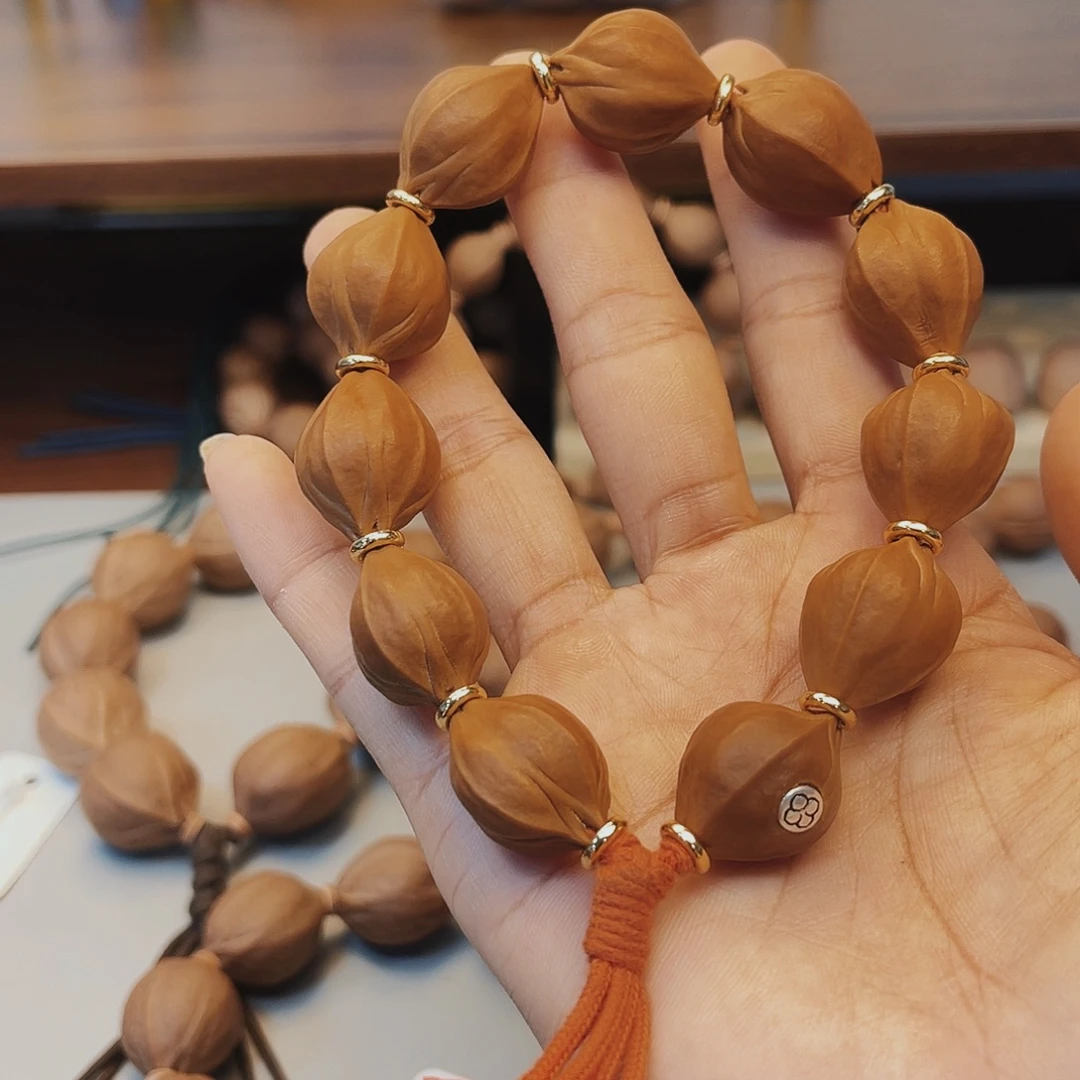 过***去手串橄榄核梅林铁核四面佛菩萨17 22