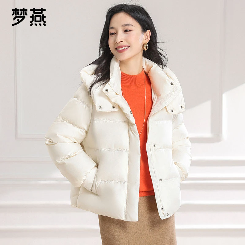 梦燕秋冬女款时尚百搭气质大方宽松休闲舒适百搭羽绒服CY11B5006D