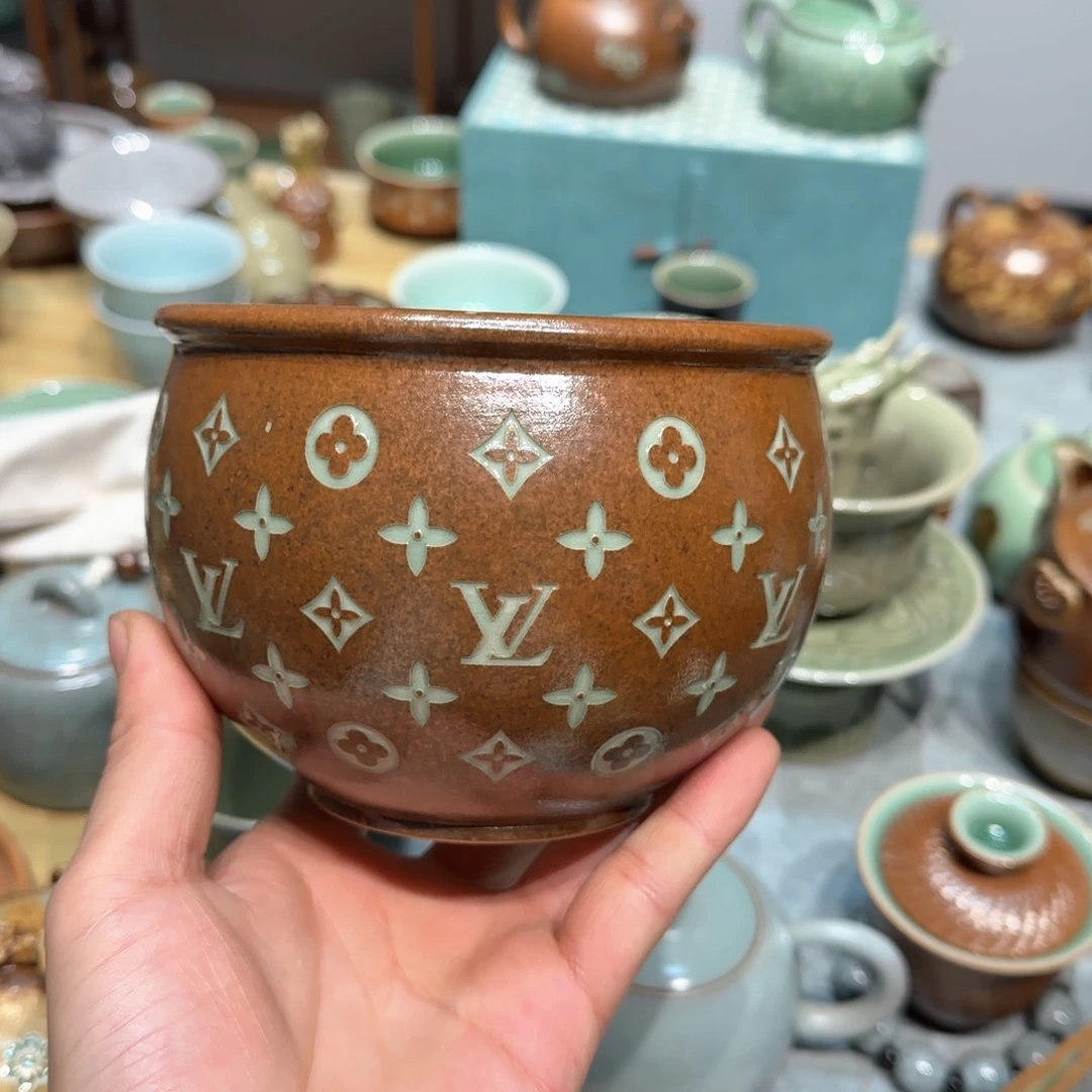 小金茶具青瓷茶器