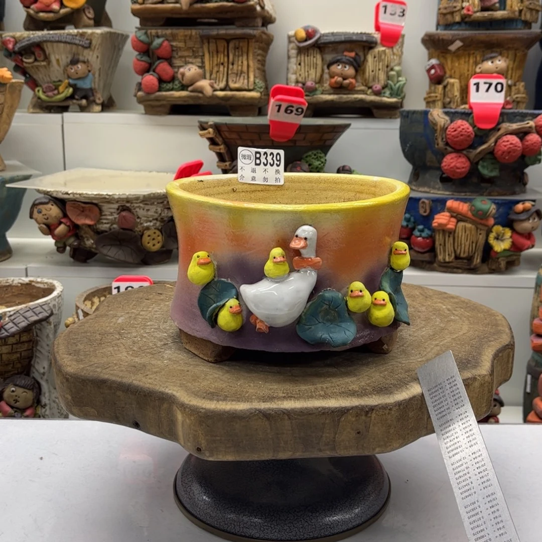 多***宝花盆339陶然瑕疵多肉