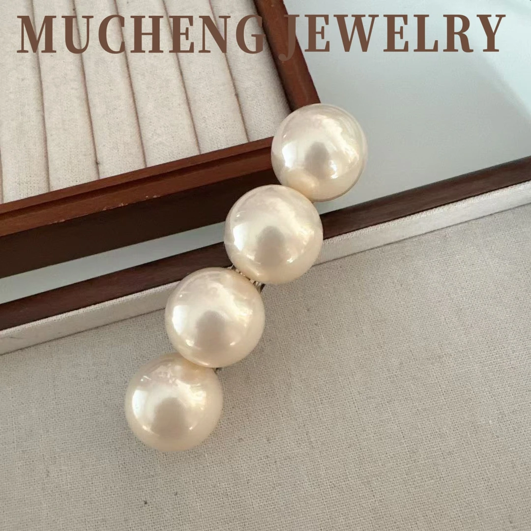 气质发夹时尚百搭复古优雅温柔弹簧夹刘海夹小众ins