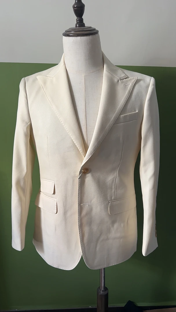 断码英伦风单排扣西装男商务休闲正装单西