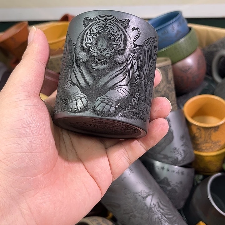 茶杯紫砂全手工紫砂主人杯