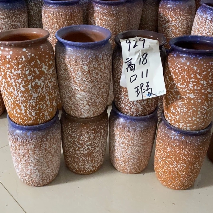 粗陶红陶绿植花盆929