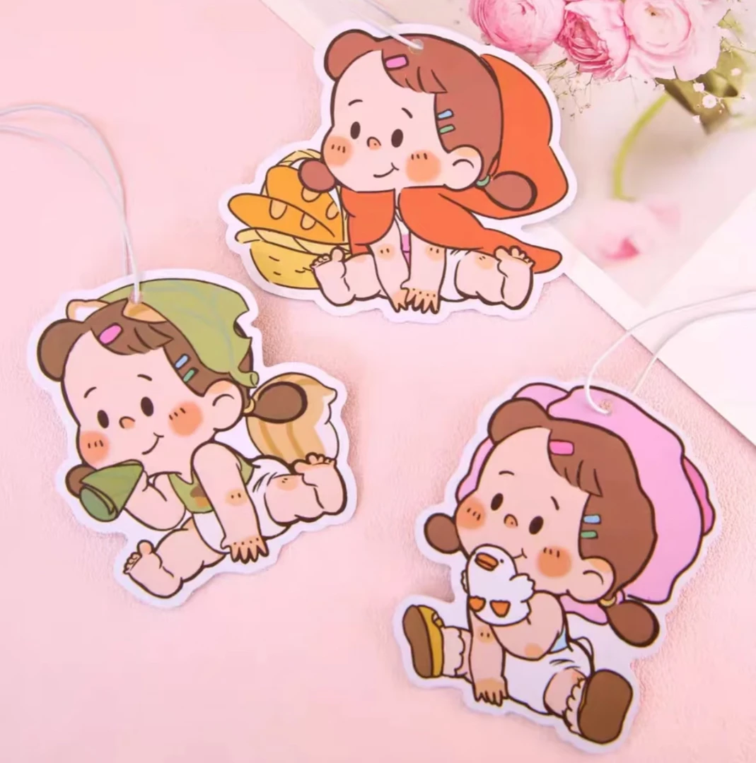 【踩尾巴】小花卷童心相伴系列香片潮玩盲盒手办