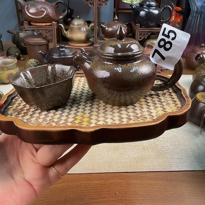 柴烧壶泡茶香柴燒壺泡茶