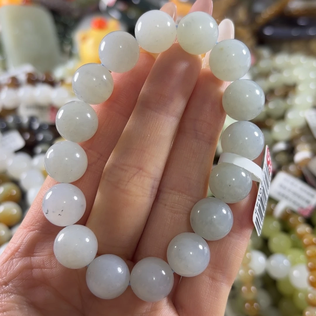 和田玉未镶嵌手链7