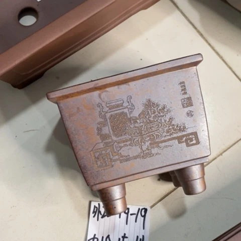 红陶宜兴紫砂花盆