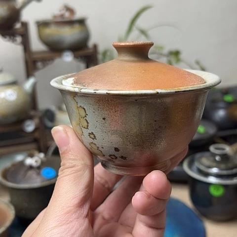 微瑕的不退不换盖碗