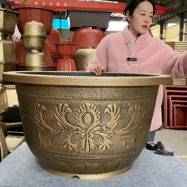 圆盆古铜八零两个