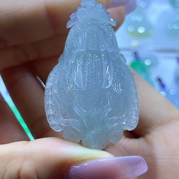 翡翠未镶嵌颈饰天然翡翠A货吊坠