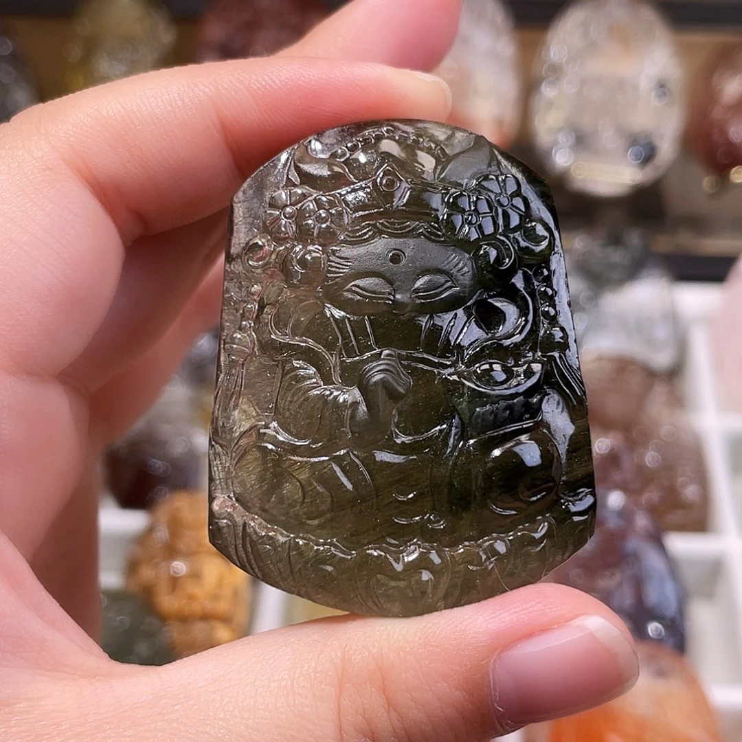 颈饰未镶嵌水晶绿发