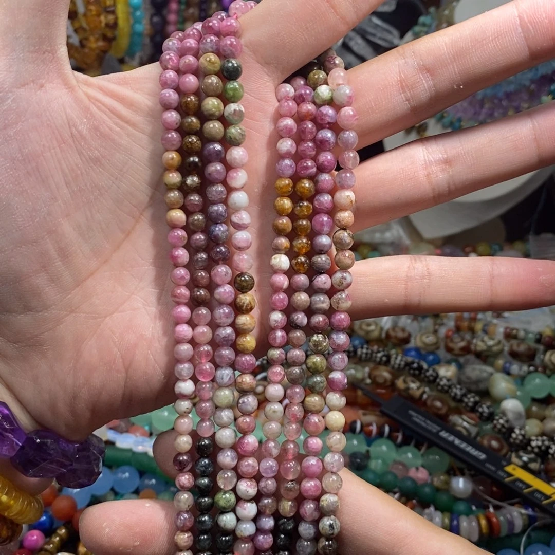未镶嵌，天然碧，玺6mm，石英质玉