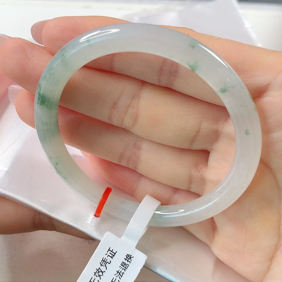 未镶嵌手镯翡翠 圆条①⑤⑤