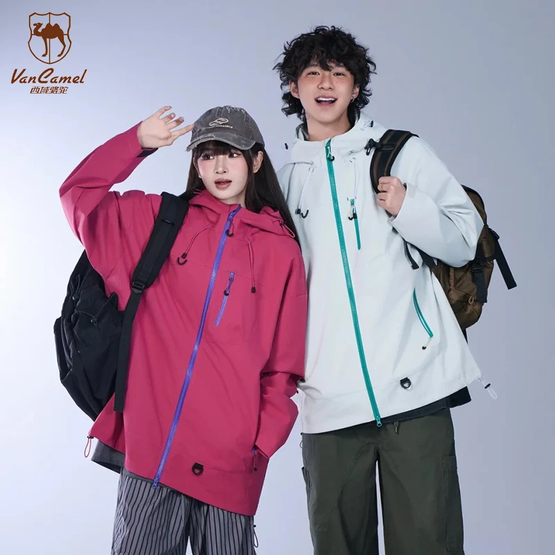 VANCAMEL/西域骆驼秋冬三合一可拆卸内胆户外徒步登山服夹克外套