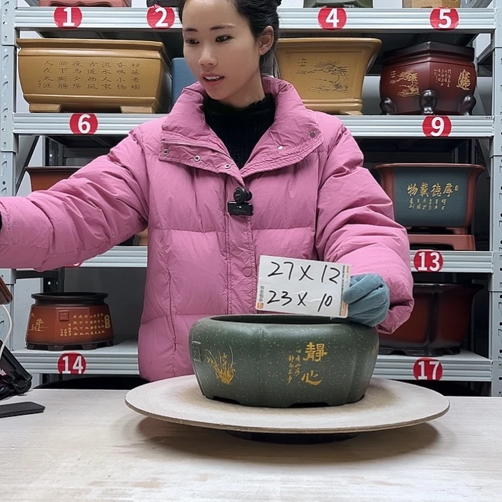 紫砂花盆紫砂花盆