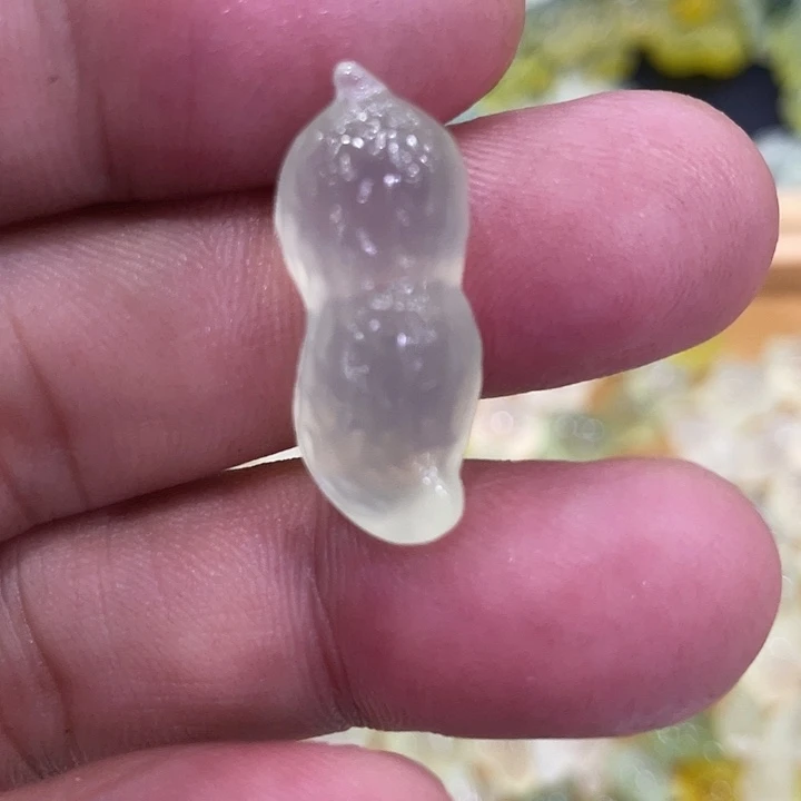 蛇纹石玉合金颈饰