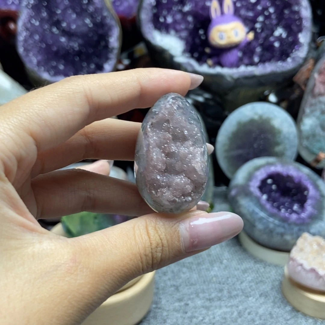 紫晶摆件未镶嵌水晶