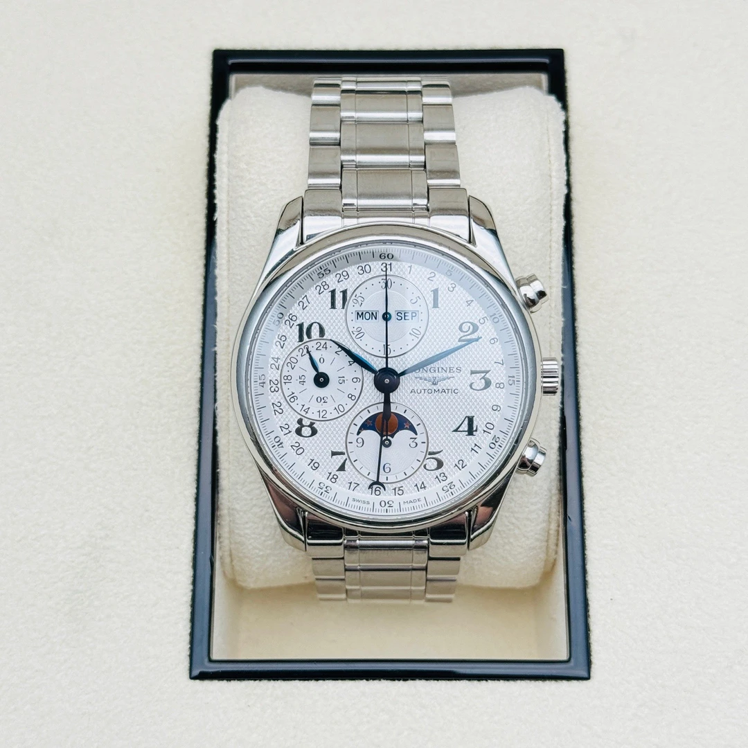 95新 Longines/浪琴 浪琴名匠系列L26734786自动机械40mm