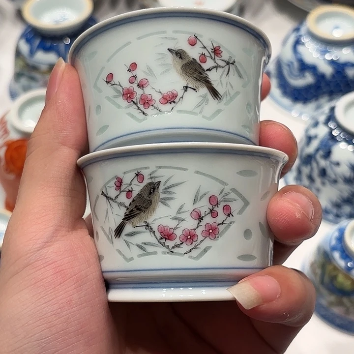 玺***哥景德镇陶瓷杯子的