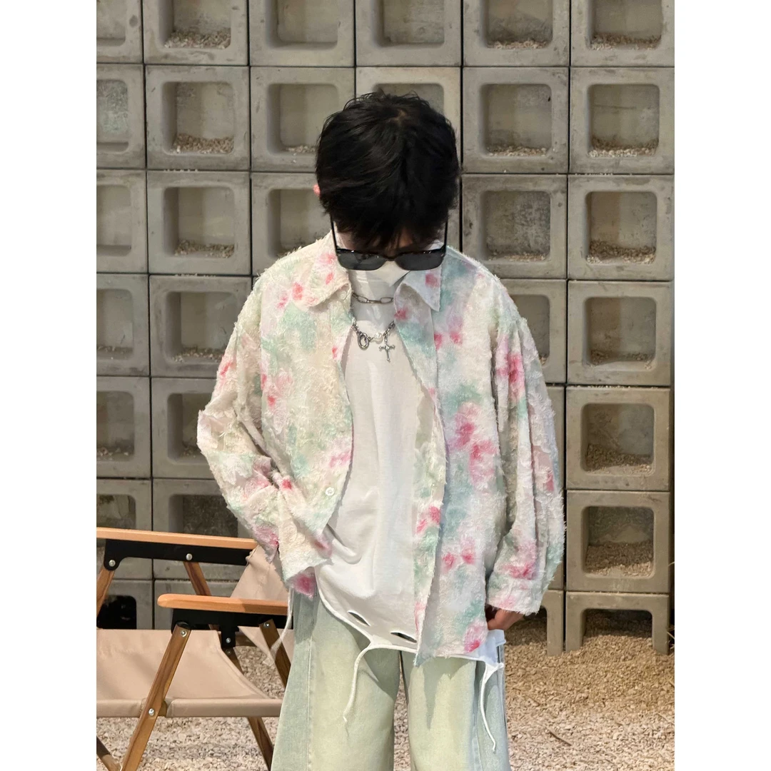 THE LUHAN 【梦境花园】休闲宽松春秋洋气衬衫24040