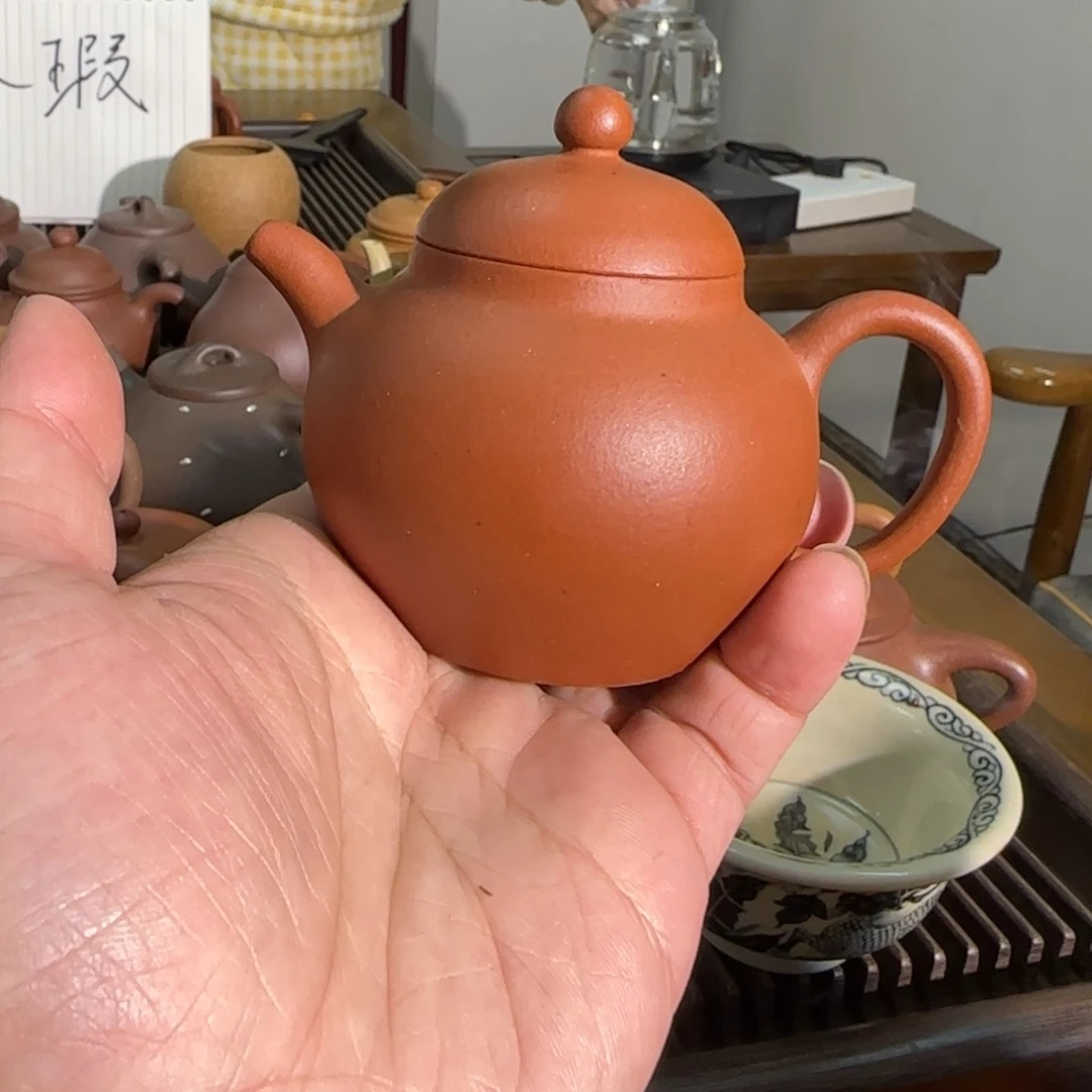 紫砂茶壶全手工 红泥