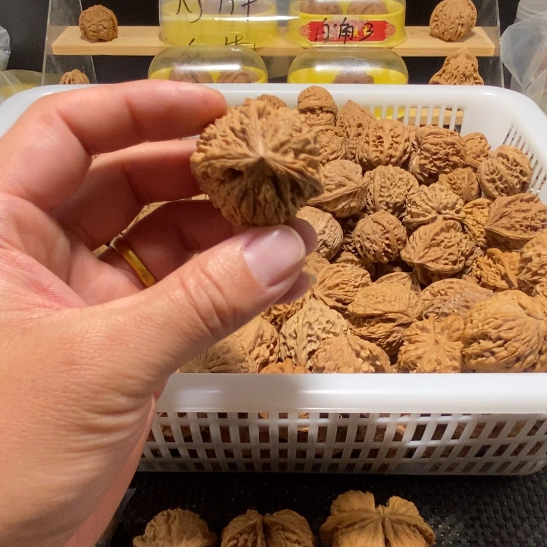 墨***玩吊坠文玩核桃核桃异形单只异形