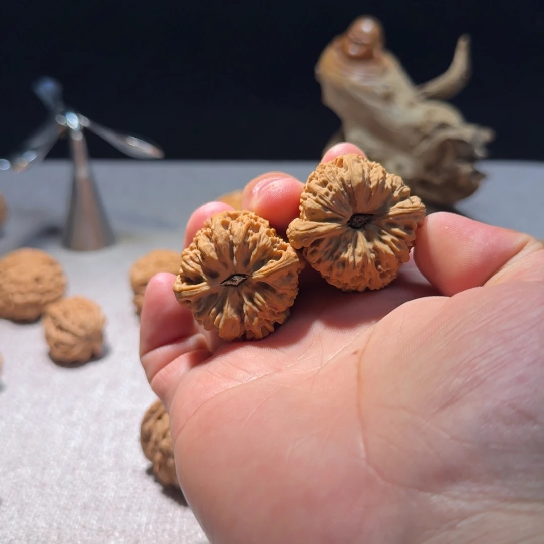暮***景文玩核桃把件全品37南疆