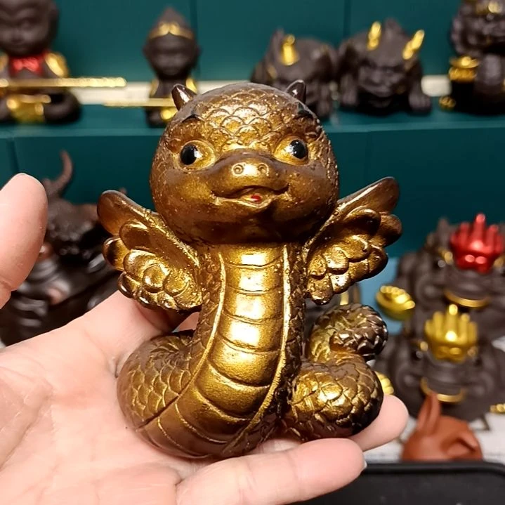 茶宠变色小蛇茶宠摆件