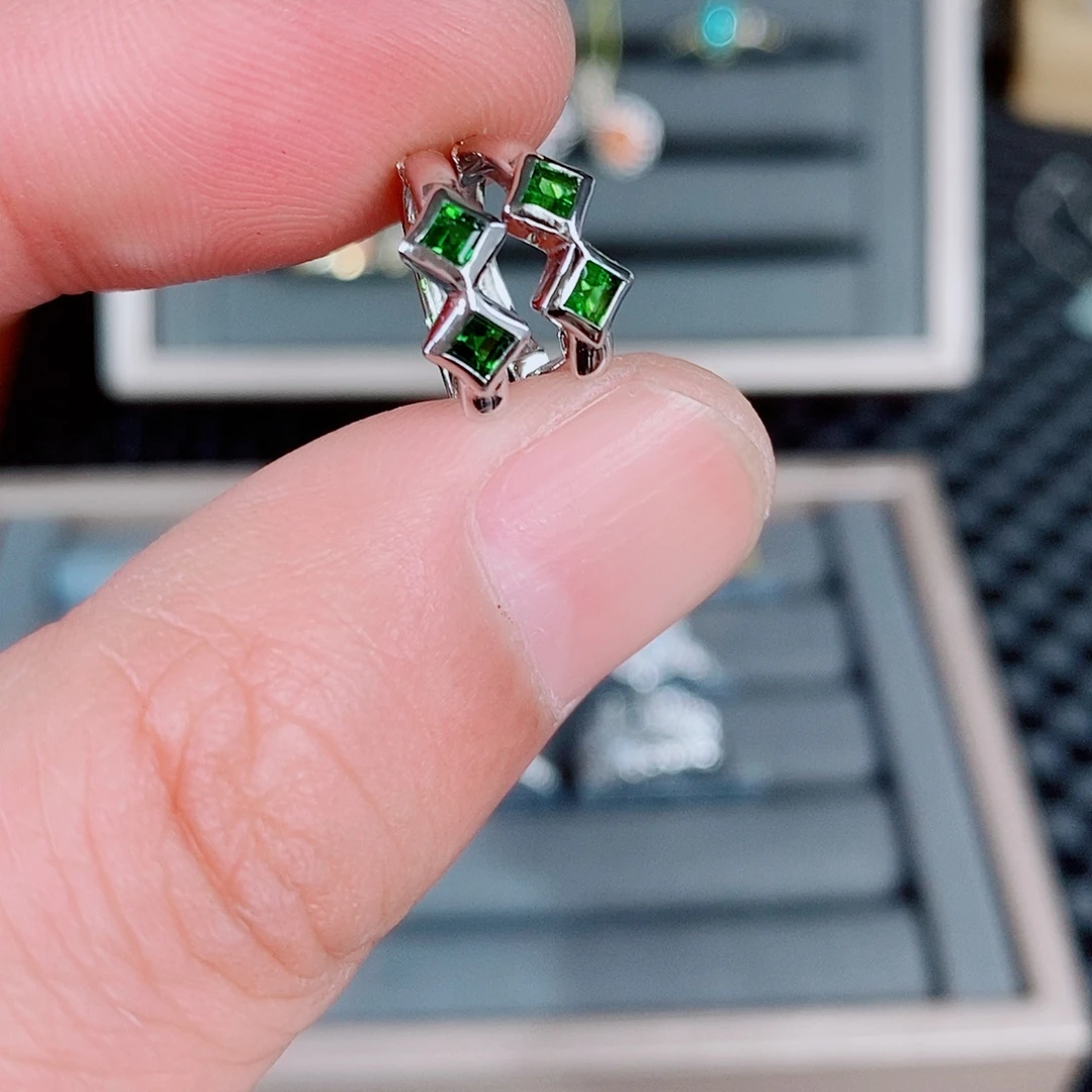 银S925镶嵌紫晶吊坠(不含链)