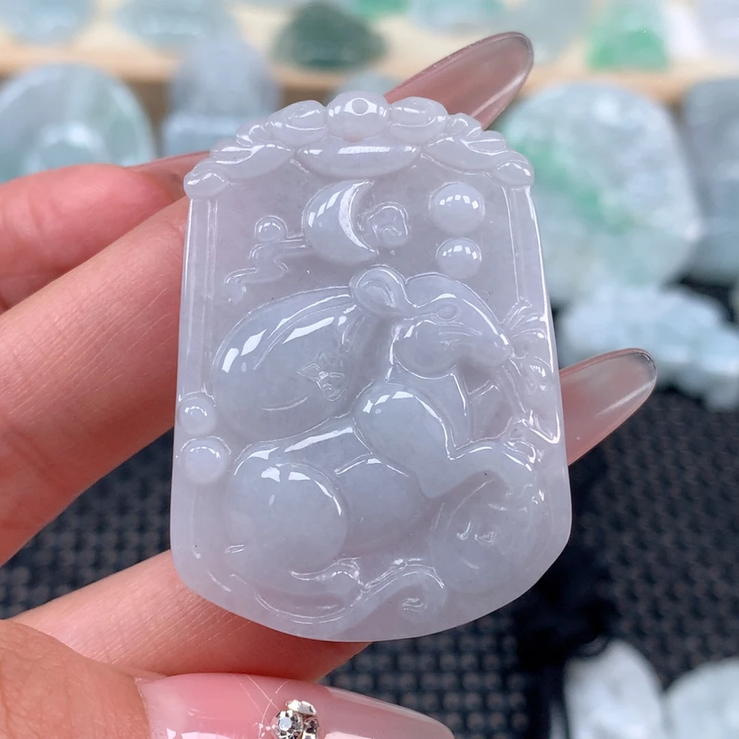 翡翠未镶嵌颈饰天然翡翠