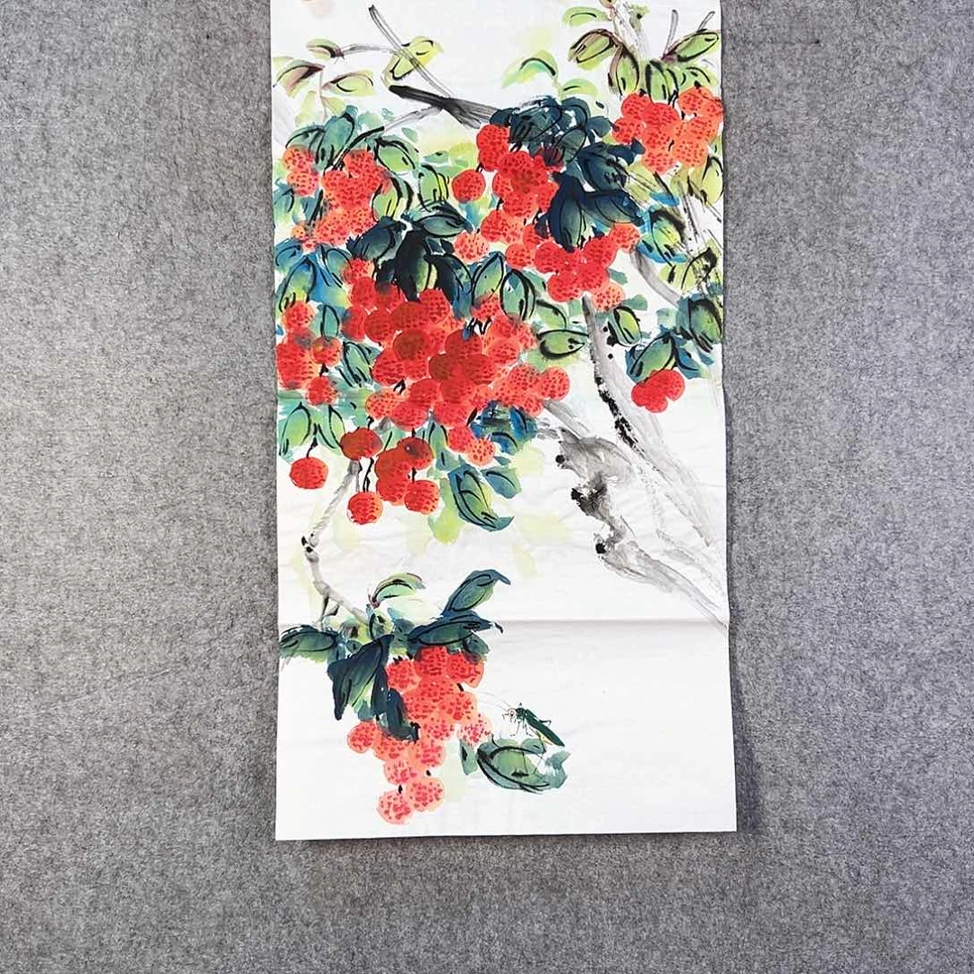 国画326 牡丹等植物生长于这里并