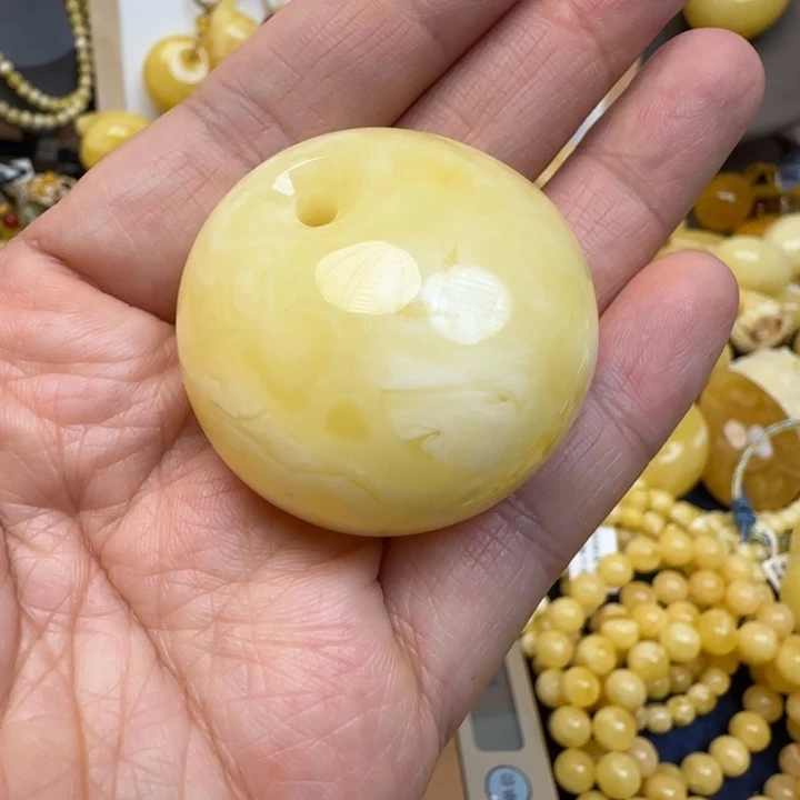 蜜蜡未镶嵌颈饰天然蜜蜡