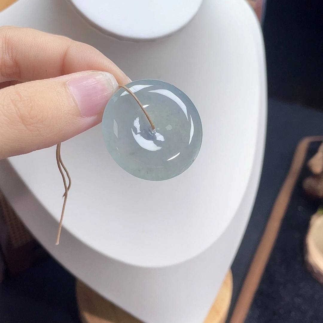 定制翡翠未镶嵌平安扣