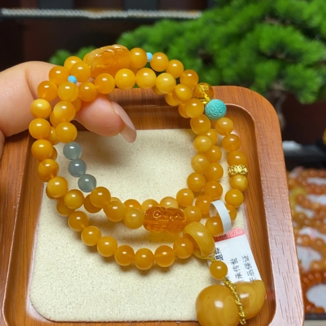 【闪购商品】手链蜜蜡未镶嵌手串