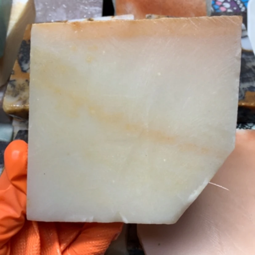 【闪购商品】未镶嵌手镯石英岩玉冰糖三彩