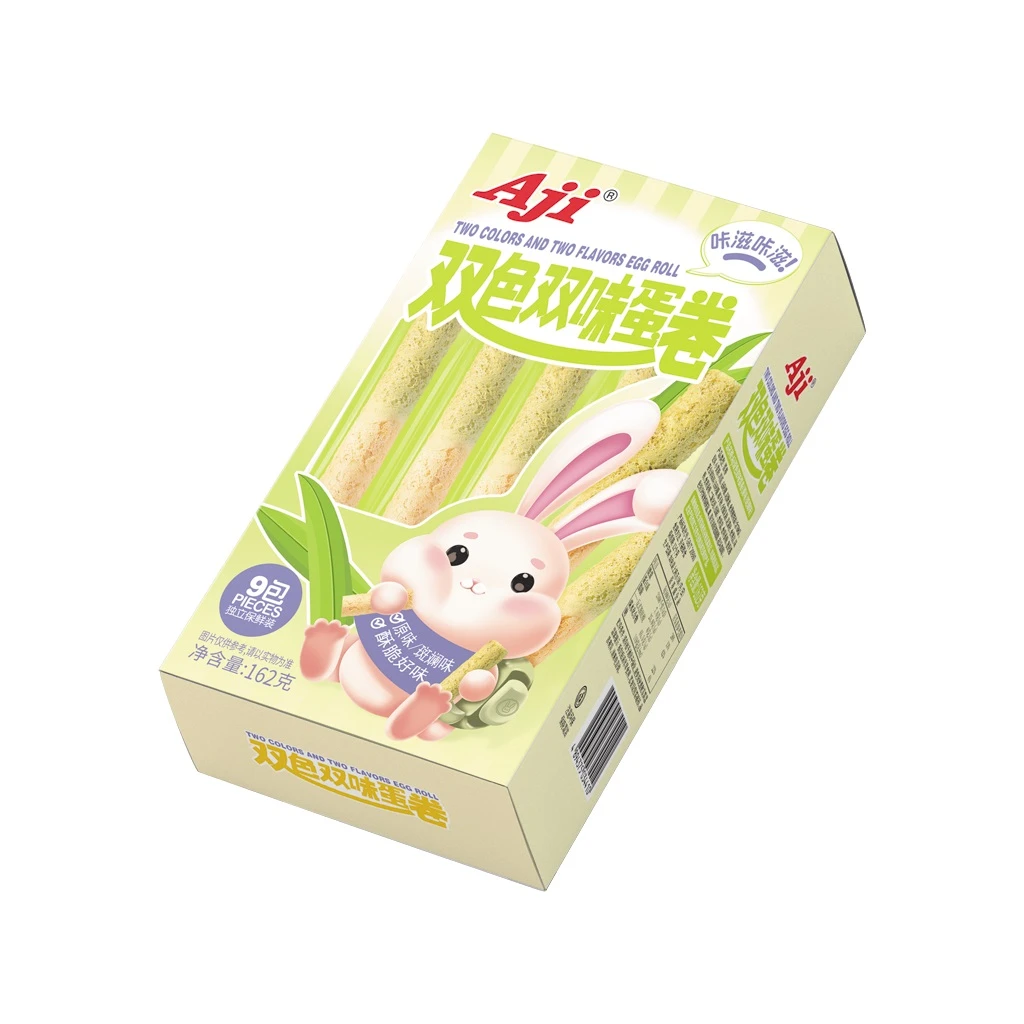 Aji双色双味蛋卷（原味/斑斓味）(162g)