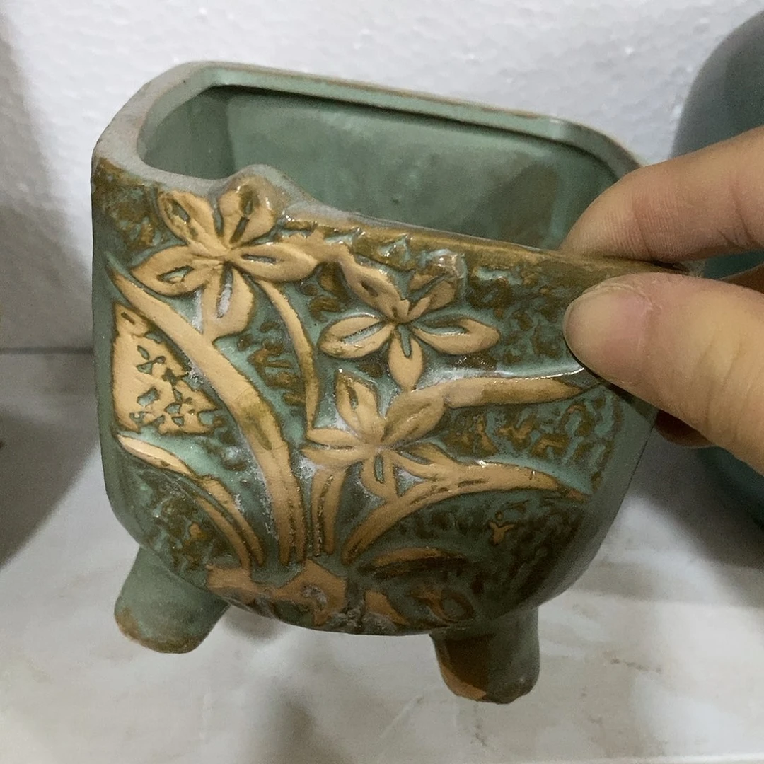 杯子陶陶盆有孔 瑕疵介意勿拍