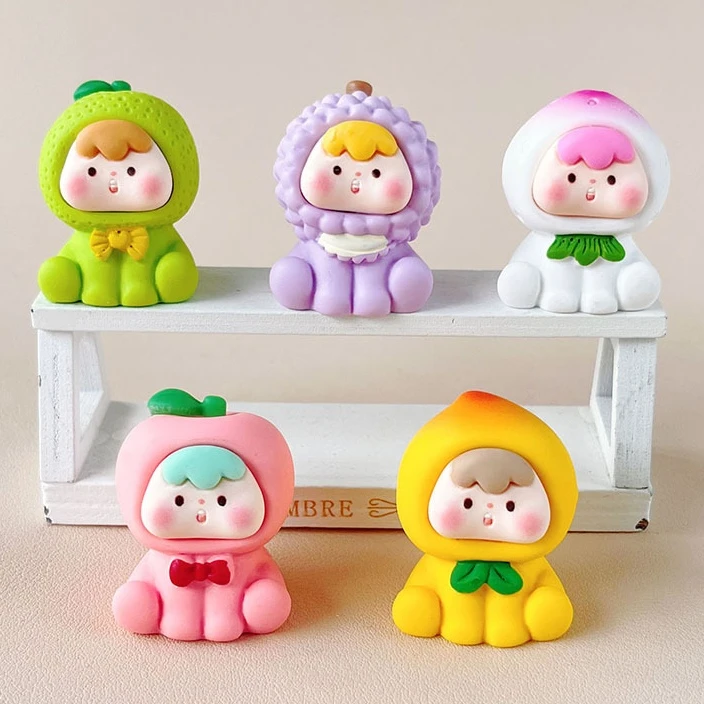 【累单加拆】手感漆水果崽崽第四代 diy树脂摆件