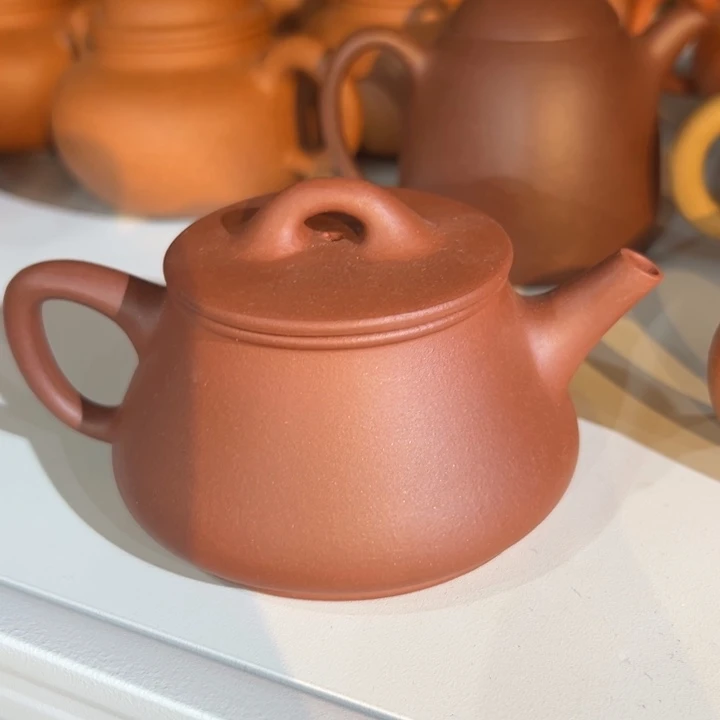 茶壶紫砂紫泥瓦瓢150cc