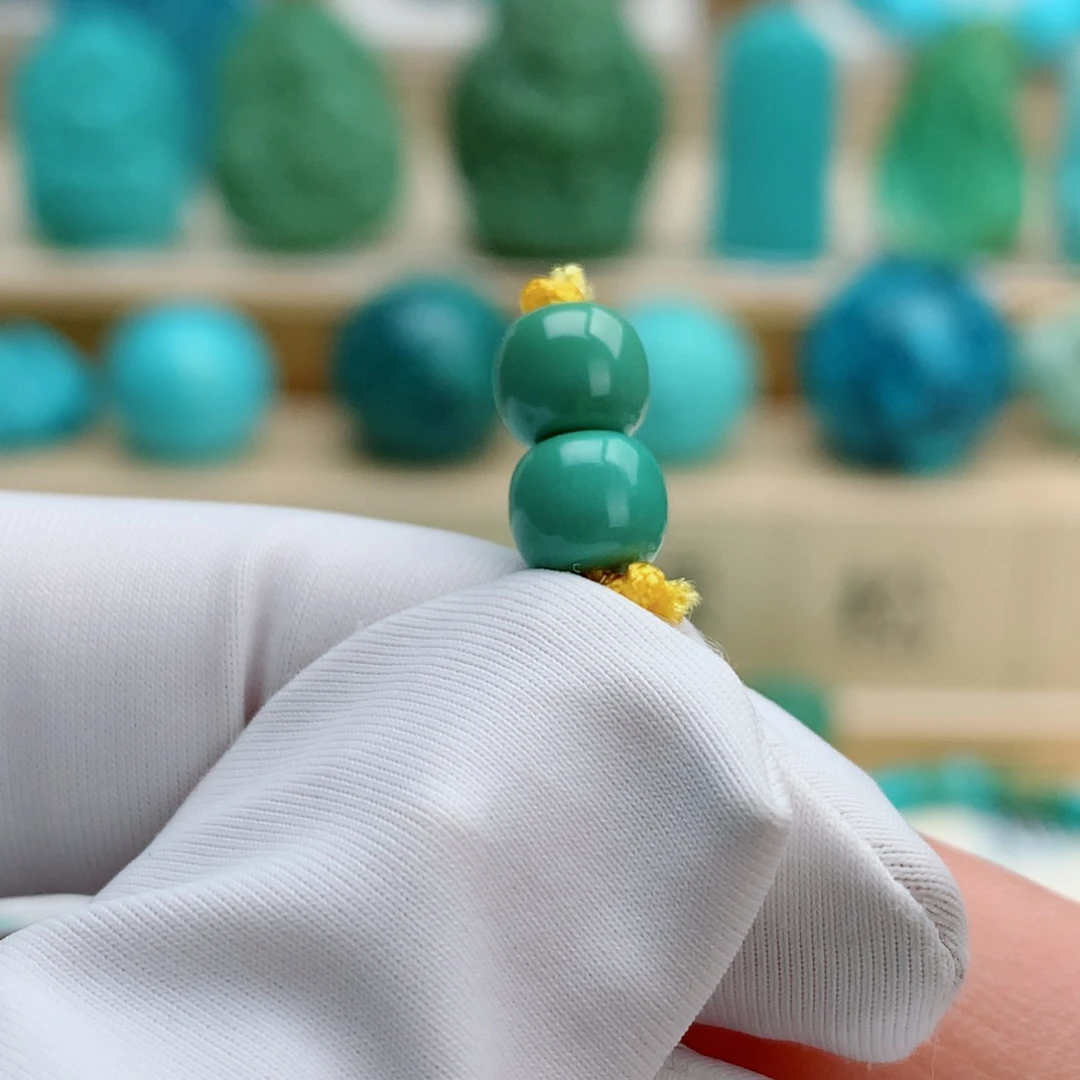 绿松石未镶嵌挂件