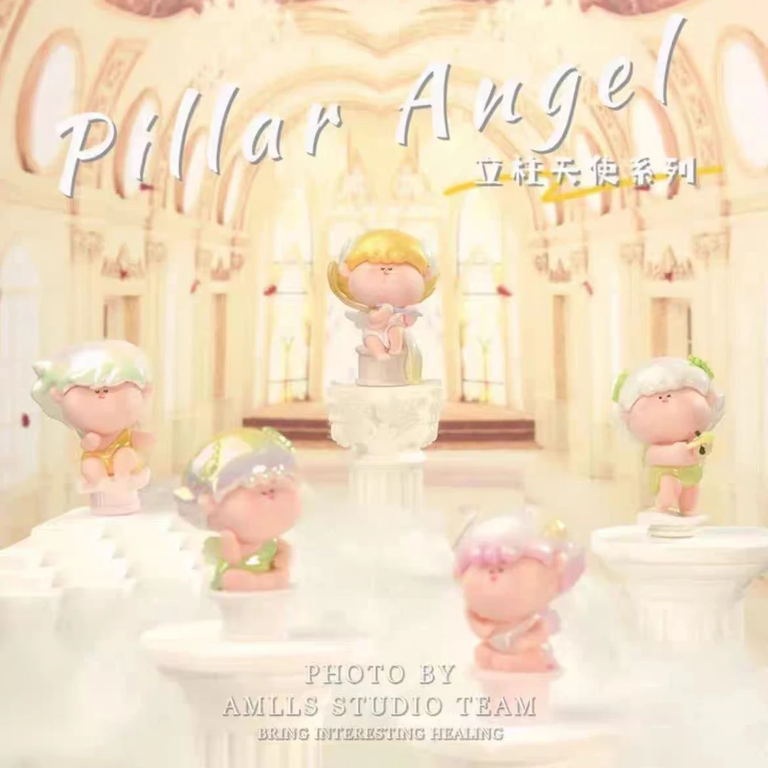 【拆盒】阿玛莉莉丝立柱天使萌粒盲盒潮玩