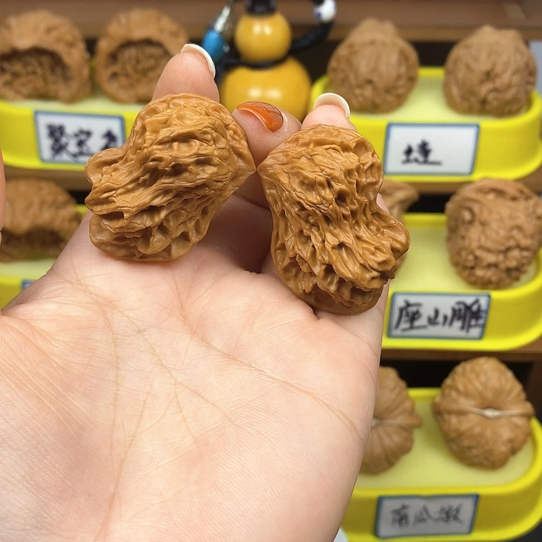 核桃鸳鸯 文玩/木作/... 文玩把件