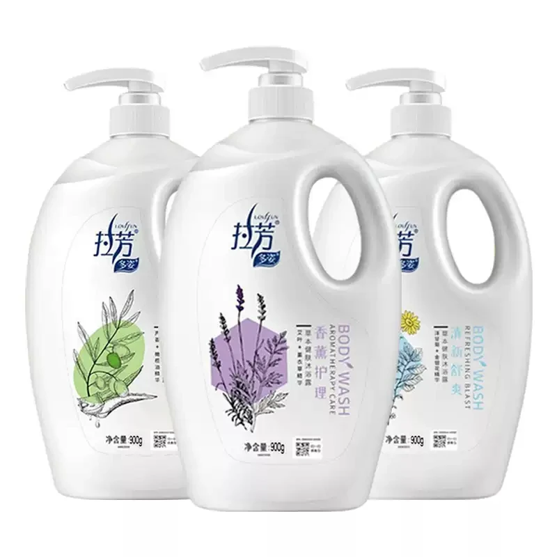 拉芳草本健肤沐浴露滋润保湿持久留香清新舒爽香薰护理大容量900g