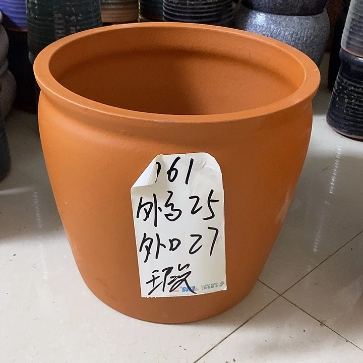 粗陶红陶绿植花盆761