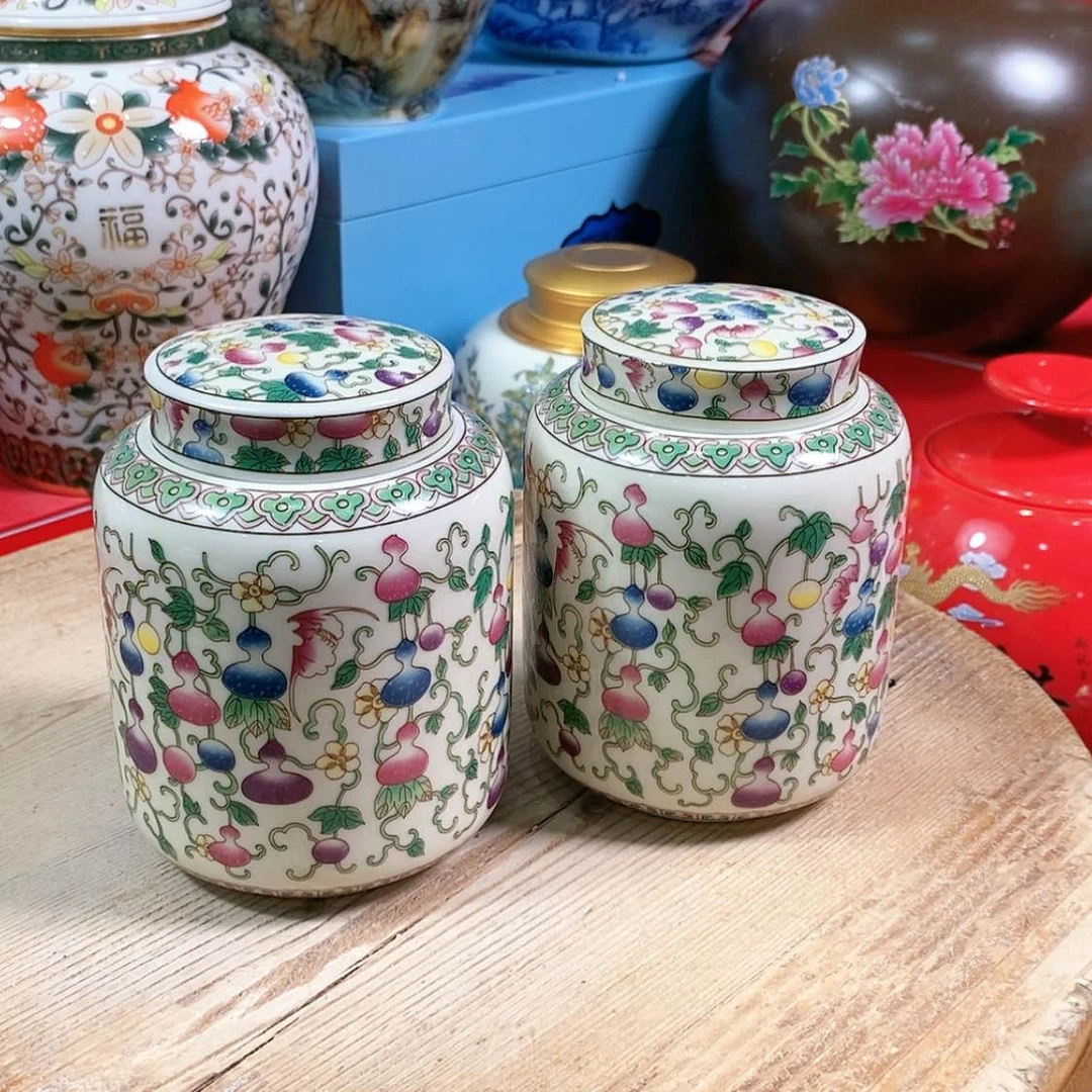 【闪购商品】瓷片陶瓷茶叶密封罐