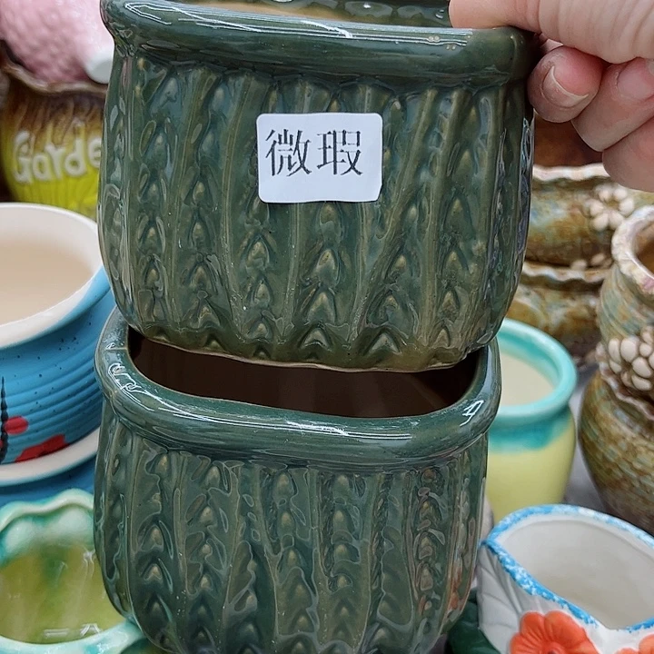 多肉绿植陶瓷花盆